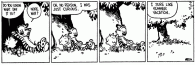 Calvin and Hobbes chillin'
