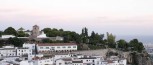 Mijas Spain at Dusk - the view from our terrace