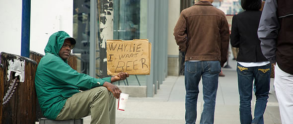 Honesty is the Only Policy - Homeless Man