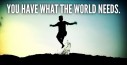Boy jumping - What the World Needs