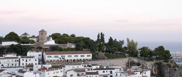 Mijas Spain at Dusk - the view from our terrace