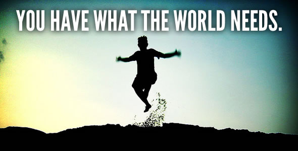 Boy jumping - What the World Needs